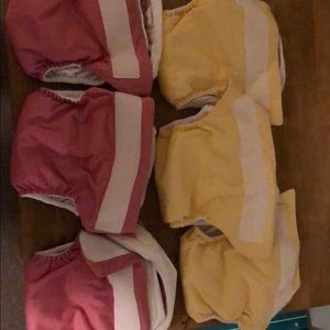 Bum genius lot of 6 size large all in one